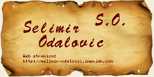 Selimir Odalović vizit kartica